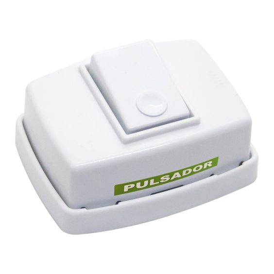 Interruptor Pulsador E-403R Blanco