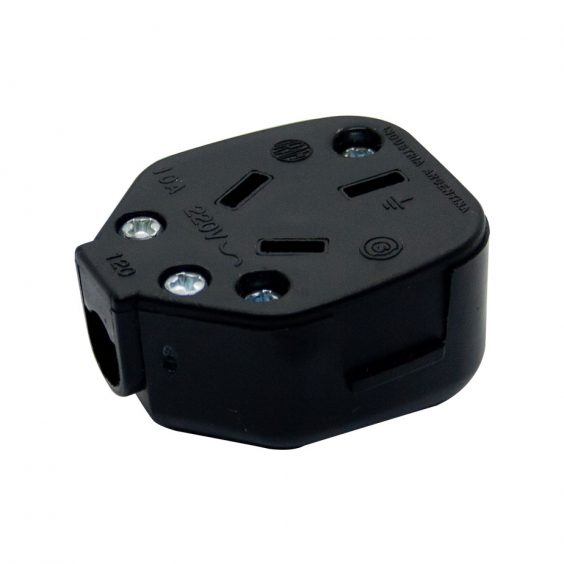 Enchufe Bipolar 120 - Negro